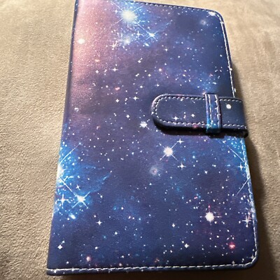 Leather Space Themed Photo Album For 108 Pocket Sized 3” Pictures-image