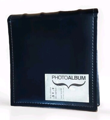 4x6 Leather Photo Album-Acid Free-Archival Safe-image