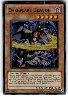 Yugioh Darkflare Dragon #SDDC-EN002 Structure Deck: Dragons Collide-image