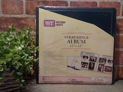 Vtg 1999 Westrim Craft Strap Hinge Photo Album 12