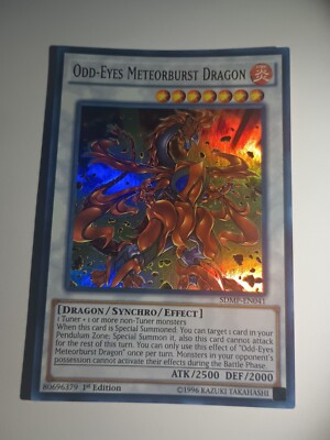 Odd-Eyes Meteorburst Dragon SDMP-EN041 Structure Deck: Master of Pendulum 1st...-image
