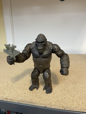 Playmates Toys Monsterverse Godzilla vs. Kong - Kong with Fighter Jet-image