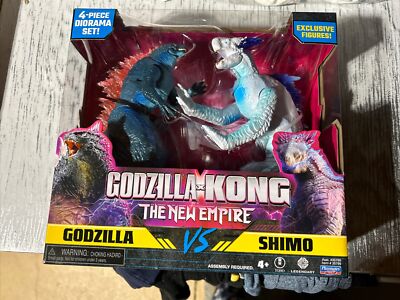 Godzilla X Kong The New Empire Godzilla Vs Shimo Pack of 2 Action Figure - New!-image