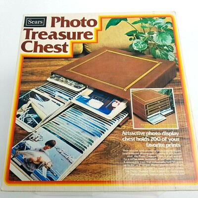 Vintage Sears Treasure Chest Flip Pictures Photo Album 3