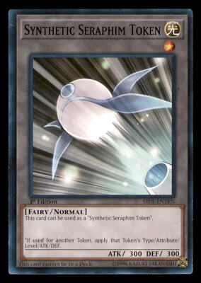Yugioh Token: Synthetic Seraphim #SR05-ENTKN Structure Deck: Wave of Light LP-image