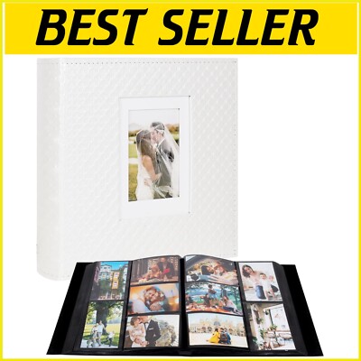 Personalized 4x6 Photo Album 800 Capacity with Window - Family Keepsake Treasure-image