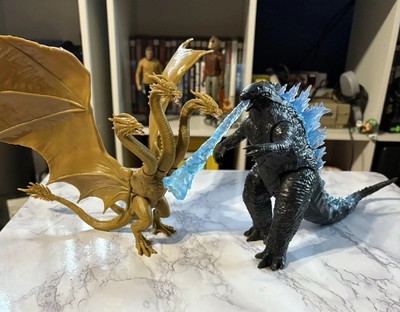 Playmates King Ghidorah 6 Inch  & Godzilla With Heat Ray 6 Inch Figure Lot-image