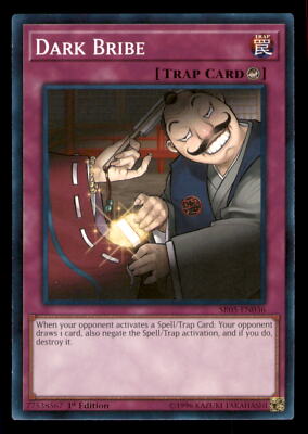 Yugioh Dark Bribe #SR05-EN036 Structure Deck: Wave of Light LP-image