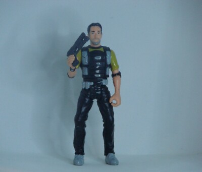 Godzilla Movie TriStar 1998 Rapid Attack Bike Driver Action Figure 3.75-image