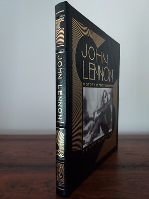 Easton Press John Lennon Icons of Rock EXCELLENT A Story in Photographs Leather-image