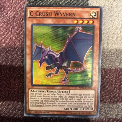 C-Crush Wyvern SDKS-EN003 Structure Deck: Seto Kaiba-1st Edition 1st Edition-image