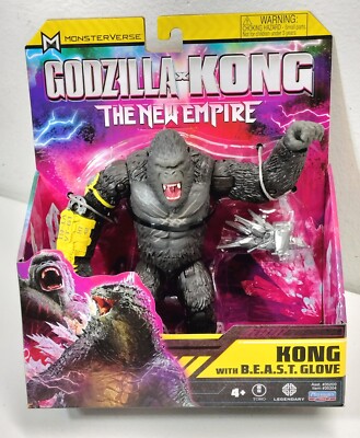 Godzilla X Kong The New Empire King Kong With B.E.A.S.T Glove Figure Toy 2024-image