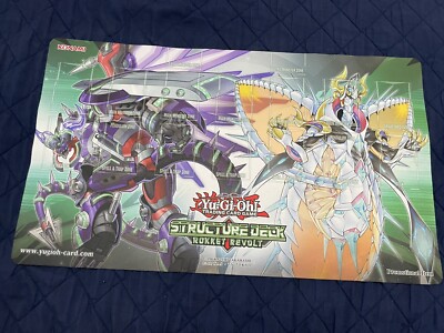 Yugioh Rokket Revolt Structure Deck Rubber Playmat Near Mint-image
