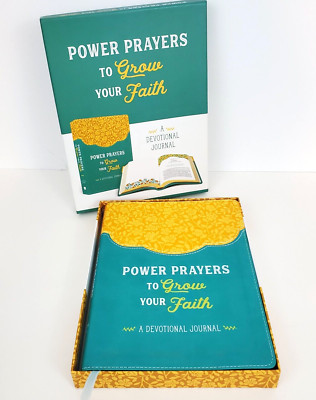 Devotional Journal: Power Prayers to Grow Your Faith Faux Leather 21 Topics NEW-image