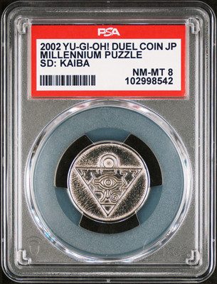 PSA 8 Millennium Puzzle Metal Duel Coin Japanese Kaiba Structure Deck Yu-Gi-Oh!-image
