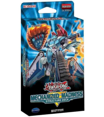 YUGIOH 1ST ED MECHANIZED MADNESS STRUCTURE DECK FACTORY SEALED NEW-image