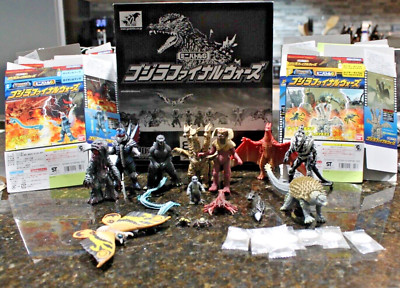 BANDAI GODZILLA FINAL WARS Mini Battle-G Figure Lot of 15 Figures Complete -image