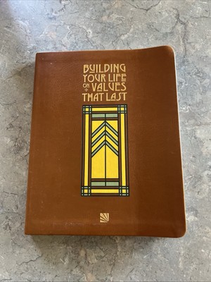 Building Your Life On Values That Last by Rick Warren 2018 Leather Bound Journal-image