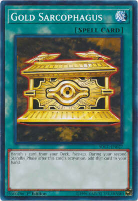 Yu-Gi-Oh! - Gold Sarcophagus  (SDCL-EN027) - Structure Deck Cyberse Link - NM-image