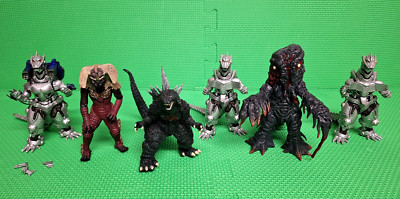 Godzilla Bandai Ultimate Monster Action Figure Lot King Caesar Hedorah US SELLER-image