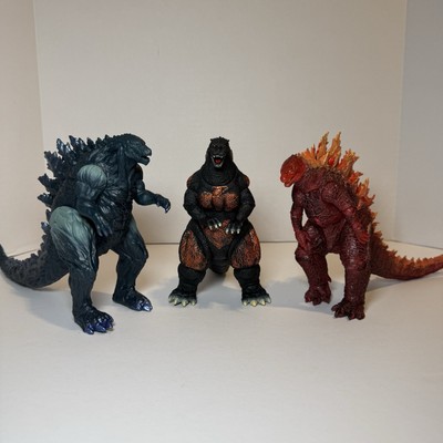 godzilla/ Figure Lot x 3! Bandai/Toho/ 2017,2001,2019-image