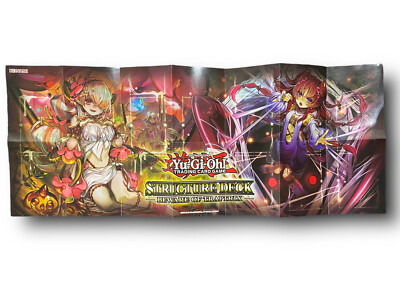 Official YuGiOh Beware Of Traptrix Structure Deck Play Mat Poster New-image