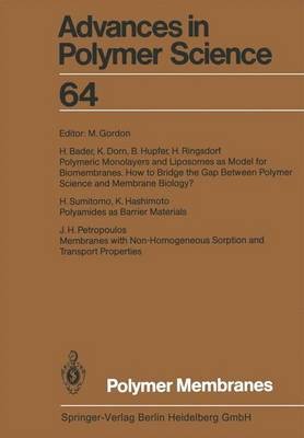 Polymer Membranes - 9783662152157-image