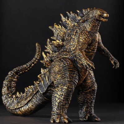 Godzilla King Of The Monsters Black Gold Godzilla 23cm PVC Movable Action Figure-image