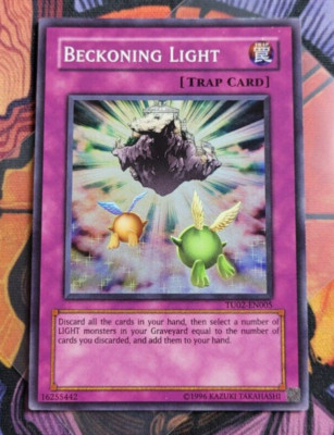 Beckoning Light TU02-EN005 Super Rare Yugioh Card English #2-image