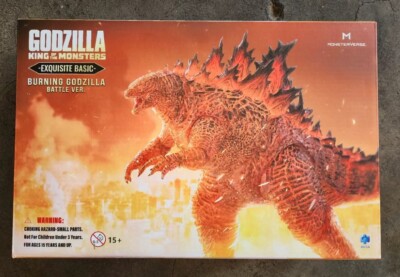 Original Hiya Godzilla King of the Monsters Burning Godzilla Battle Ver Figure-image