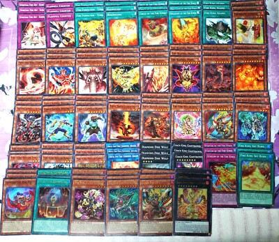 Fire King Deck - 114 Cards - Structure Deck Fire Kings Revamped SR14 Yugioh-image