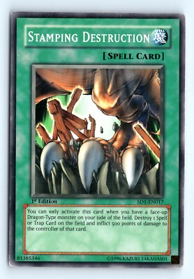 Yu-Gi-Oh Stamping Destruction #SD1-EN017 Structure Deck: Dragon's Roar tcg LP-image