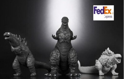 Movie Monster Series Shin Godzilla Ortho 3 Form Set Figure monochrome From Japan-image
