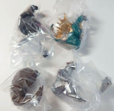 Toho Monster Godzilla Waiting Bandai Gashapon Complete Set of 4 Capsule Toy-image