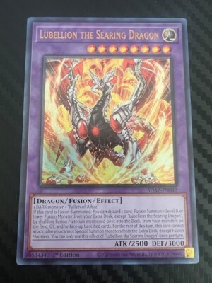 Yugioh Lubellion the Searing Dragon SDAZ-EN042 Ultra Rare 1st Ed VLP-image
