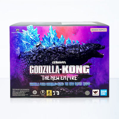 Bandai S.H.MonsterArts Godzilla x Kong New Empire Godzilla Figure In Stock-image