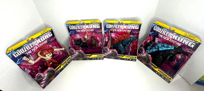 Lot of 4 Godzilla x Kong Skar King Evolved Suko Heat Ray 6 Inch Action Figures-image