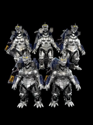 2025 BANDAI 6.5” MECHAGODZILLA BLUE GUN PACK VER 2.0 Figure Godzilla Kiryu NEW!-image