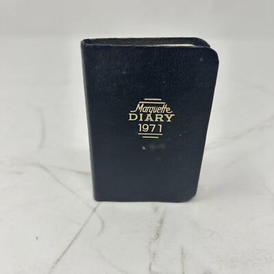Unused Limited Edition Marquette Quality Midget Diary 1971 #39/500 Made in USA-image