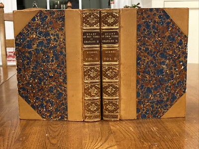 1843 Diary The Life & Times of Charles The Second II Sidney Volume I & II London-image