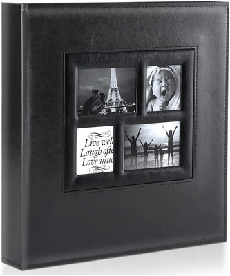 Ywlake Photo Album 4x6 500 Pockets Photo, Extra Large 500 Pockets, Black -image