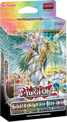 YuGiOh Legend of the Crystal Beasts Structure Deck 1st Edition English Free Ship-image