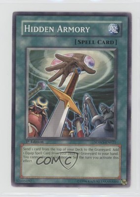 2009 Yu-Gi-Oh! Warriors' Strike Structure Deck 1st Edition Hidden Armory 00jz-image