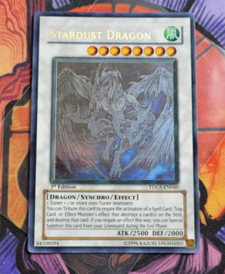 ✨Stardust Dragon Ghost Rare 1st	TDGS-EN040	Yugioh Card English The Duelist Genes-image