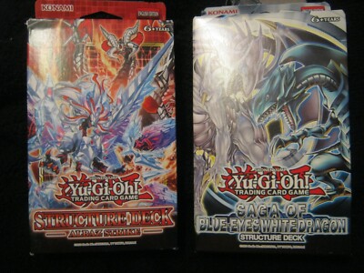 Yugioh Structure Deck Sealed Saga Of Blue Eyes White Dragon & Albaz Strike-image