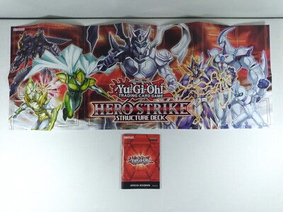 Shonen Jump Yu-Gi-Oh TCG Hero Strike Structure Deck Poster & 9.0 Rulebook-image