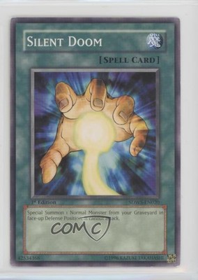 2009 Yu-Gi-Oh! Warriors' Strike Structure Deck 1st Edition Silent Doom 0d94-image