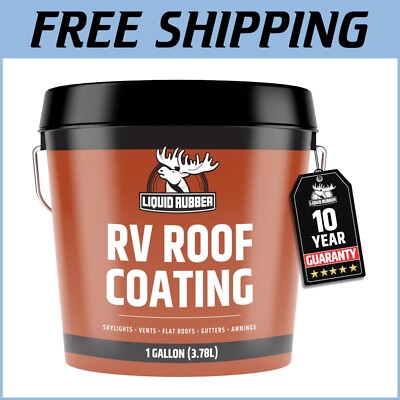 1 Gallon RV Roof Sealant - Versatile Waterproof Membrane for EPDM & TPO Roofs-image