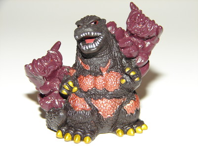 SD Godzilla vs Destroyah Figure from Kaiju Oh Kurabu Set!-image