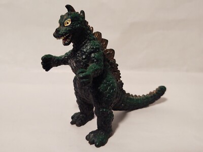 Vintage Green Bootleg Godzilla 3.75